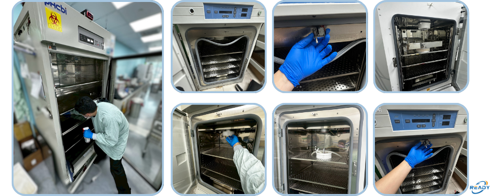 CO₂培養箱微動開關&濾網Hepa更換服務｜READY 銳靛生技