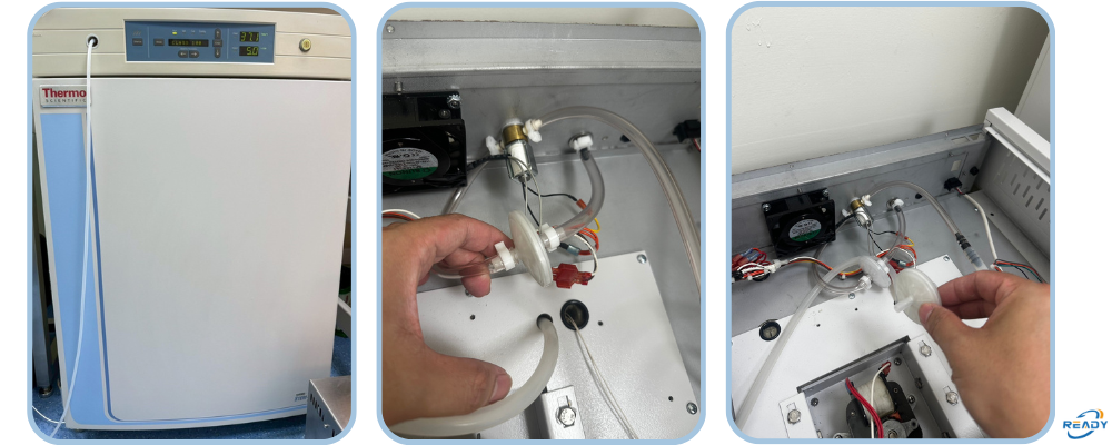CO₂ 二氧化碳培養箱進氣 FILTER 爆管原因解析、耗材更換與氣體切換器升級方案