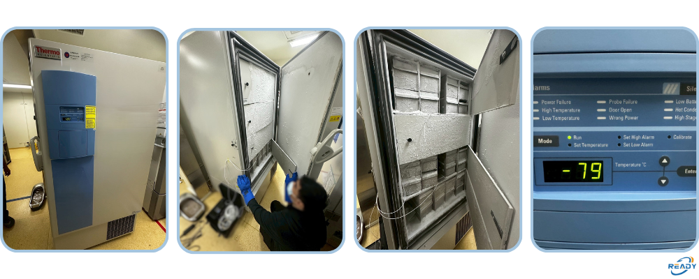 -80°C 超低溫冷凍櫃｜溫度記錄及比對｜READY 銳靛生技