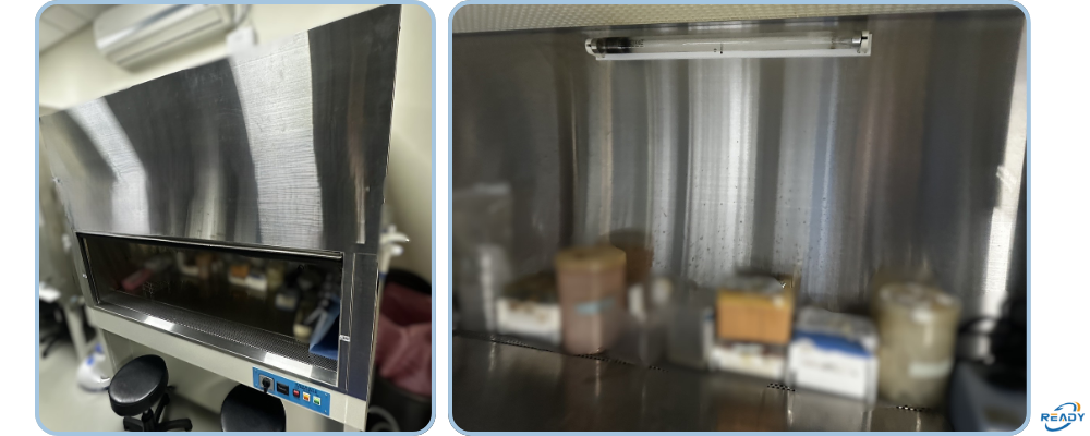 無菌操作台維修｜紫外燈強度測試/更換｜ READY 銳靛生技