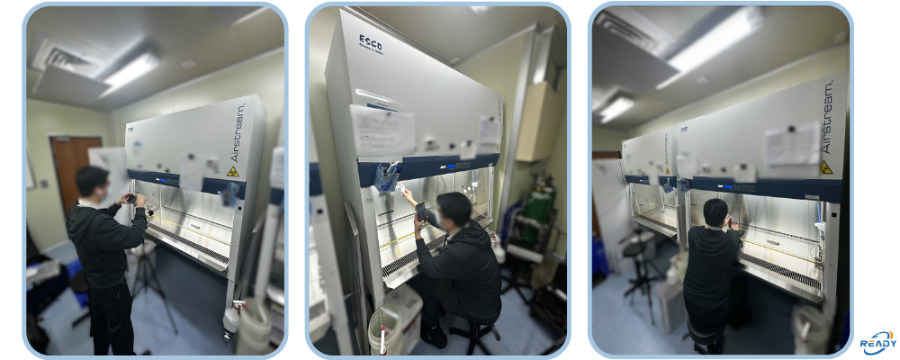 BSC 氣流平衡與防護效能確認｜READY 銳靛生技